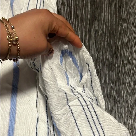 Vestique Blue and White Striped Mini Dress - Picture 8 of 10